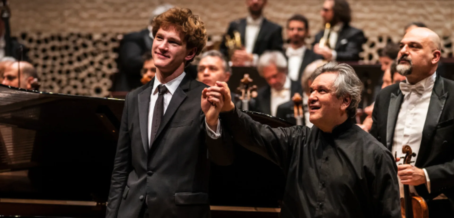 Antonio Pappano e Jan Lisiecki